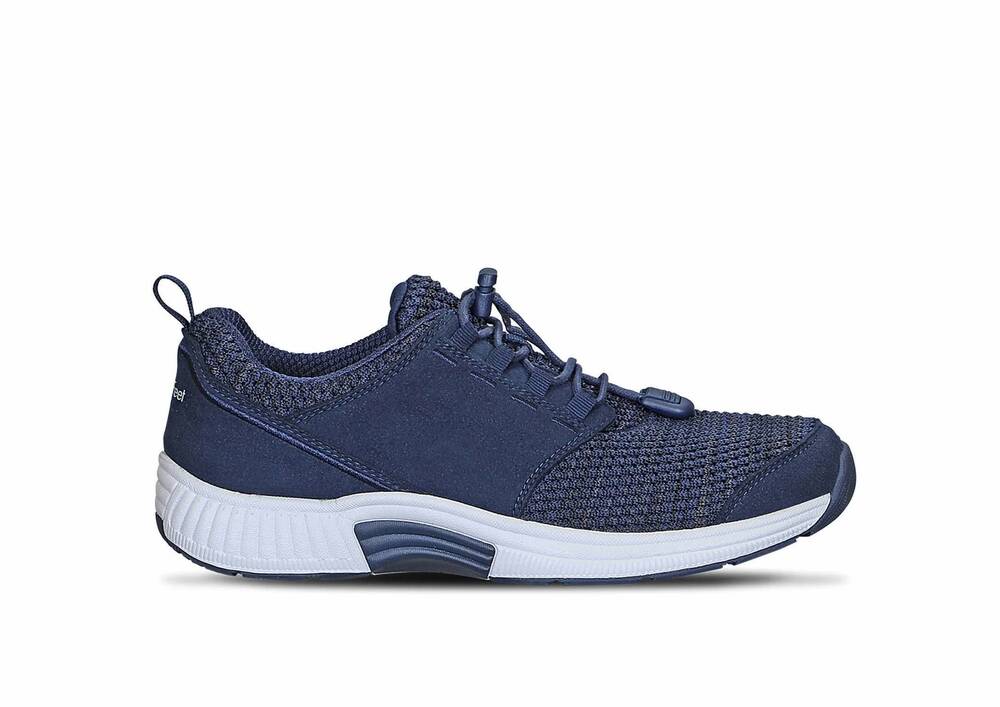 NEW ORTHOFEET women's francis no-tie athletic sneakers in blue